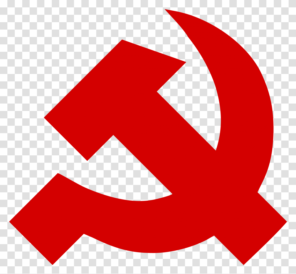 And Thick Sickle Big Hammer And Sickle Simple, Logo, Trademark Transparent Png