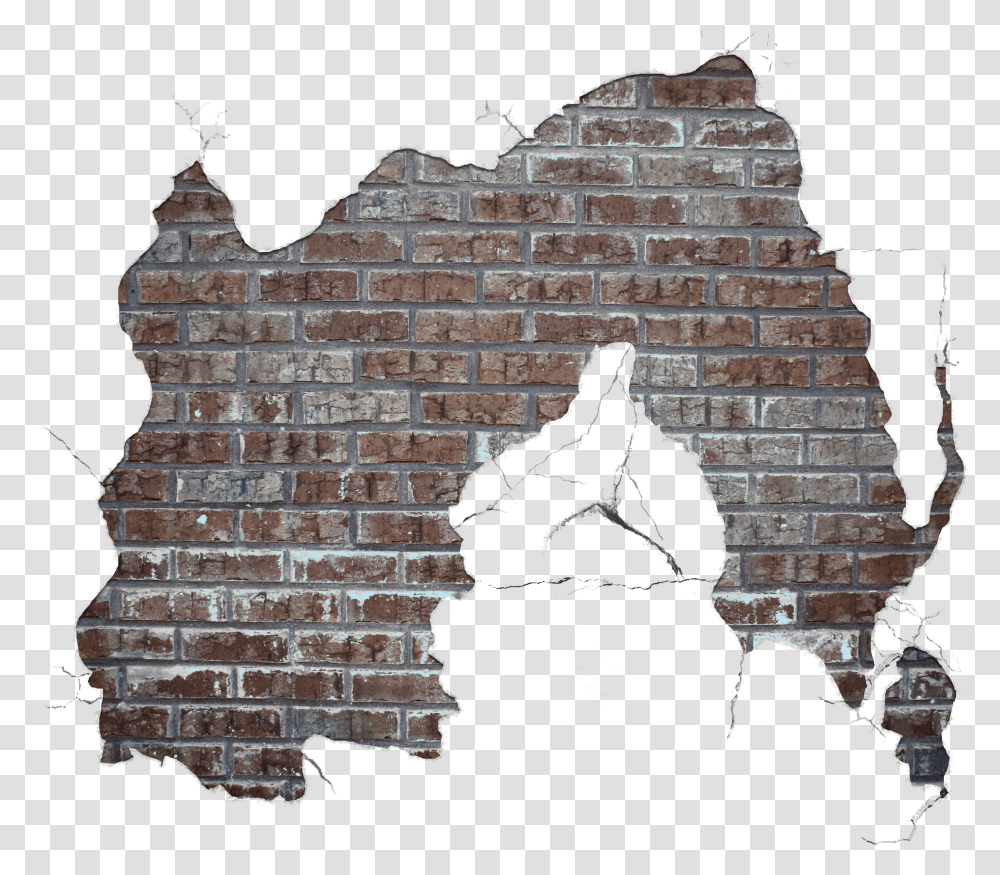 And Use Brick Clipart Crack Wall With Bricks Behind Transparent Png