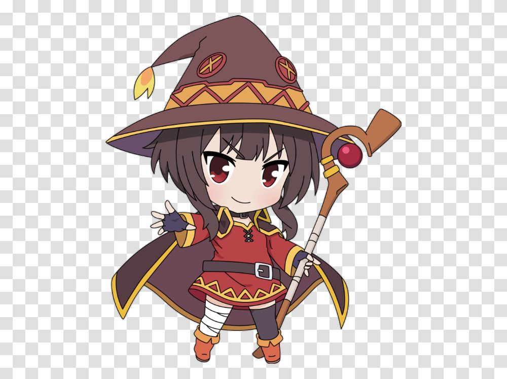 And Vectors For Free Download Dlpngcom Anime Chibi Megumin, Leisure Activities, Person, Human, Helmet Transparent Png