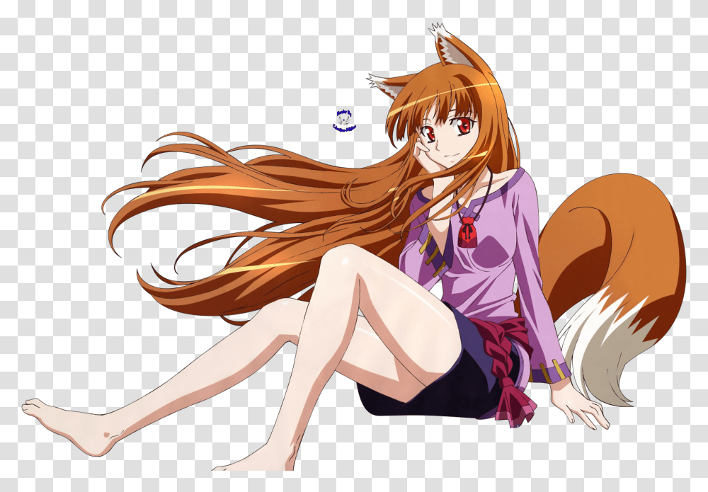 And Wolf Part 3 Holo Spice A Wolf, Manga, Comics, Book, Person Transparent Png