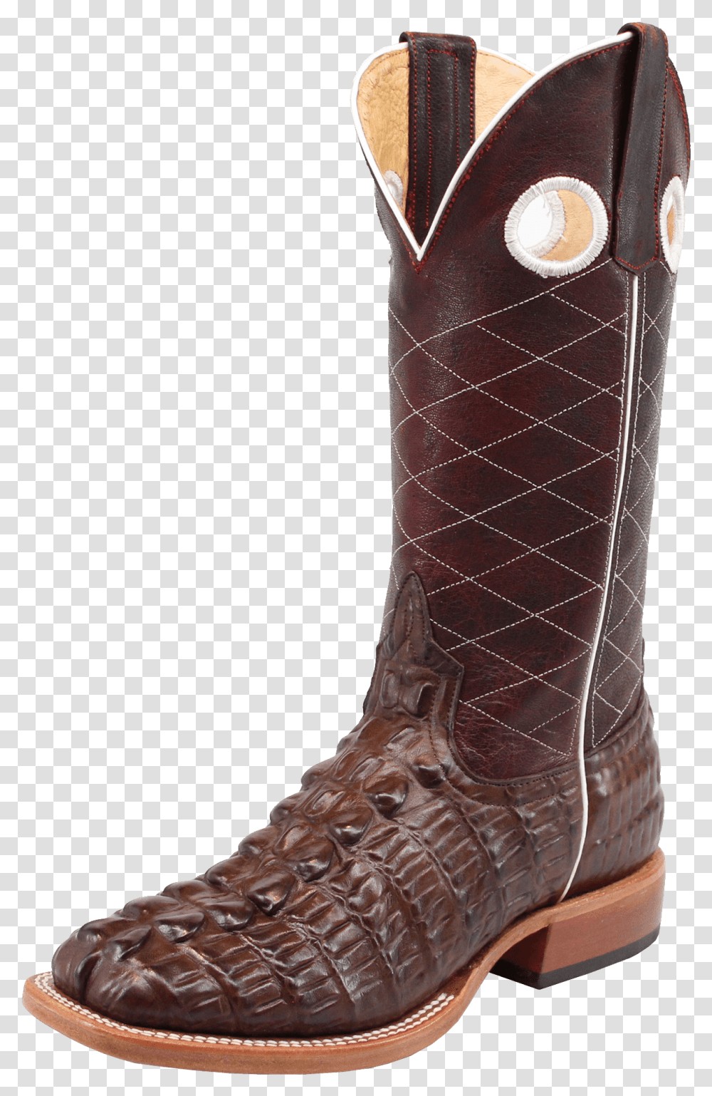 Anderson Beanhorse Power Youth Leather Caiman Tail Cowboy Boot, Apparel, Shoe, Footwear Transparent Png
