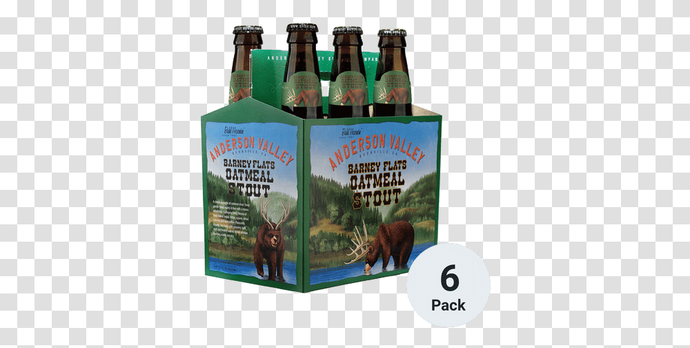 Anderson Valley Barney Flats Oatmeal Stout Beer, Book, Alcohol, Beverage, Drink Transparent Png