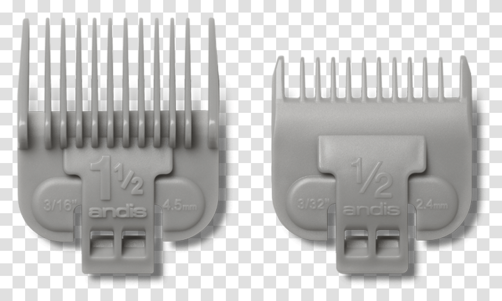 Andis Envy Guards Andis Grey Guards, Adapter, Cutlery, Plug, Electrical Device Transparent Png