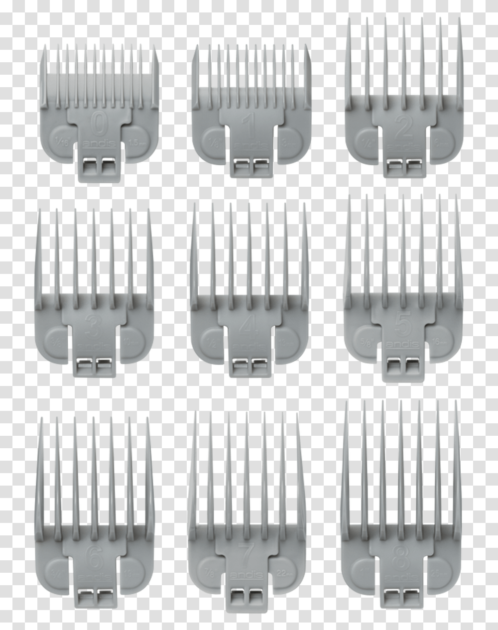 Andis Us 1 Envy Guard Set 11pc Andis Envy Clippers Blades, Tool, Comb, Steamer, Electronics Transparent Png