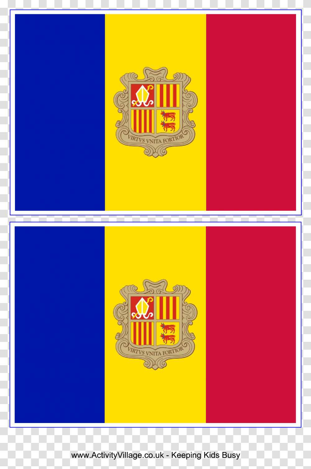 Andorra Flag Main Image Crest, Logo, Trademark, Badge Transparent Png