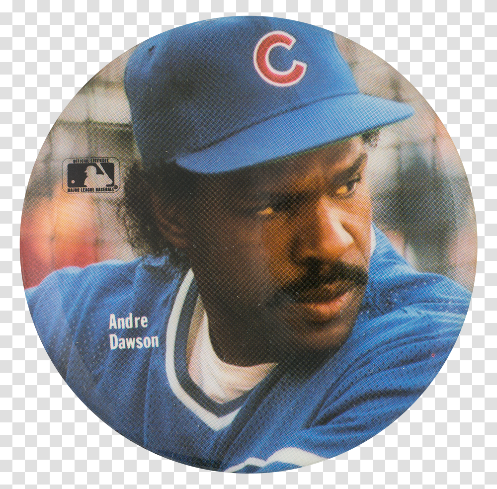Andre Dawson Cubs Chicago Button Museum Baseball Player, Person, Human, Helmet Transparent Png