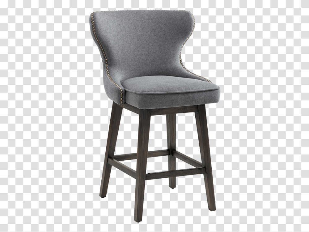 Andrea Dark Grey Swivel Counter Stool For 950 Grey Swivel Bar Stools With Backs, Chair, Furniture, Armchair Transparent Png