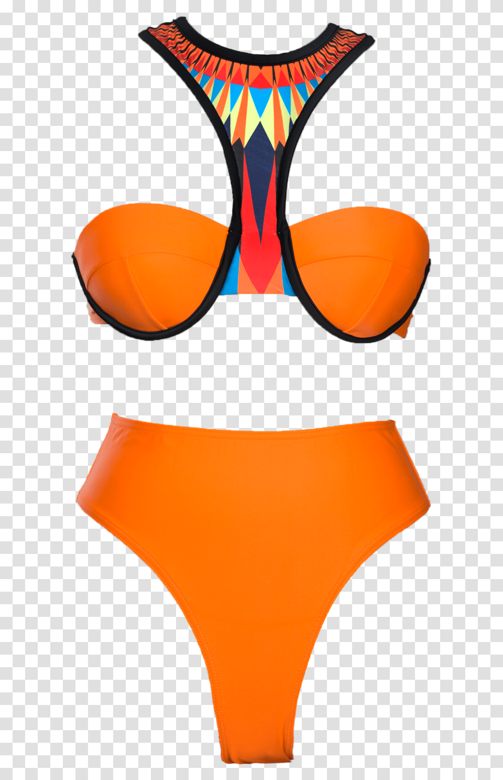 Andrea Iyamah Orange Bikini, Apparel, Underwear, Lingerie Transparent Png