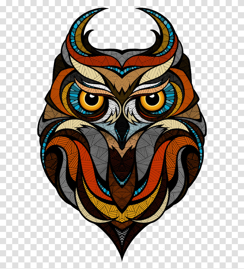 Andreas Preis Owl, Modern Art, Pattern, Rug, Stained Glass Transparent Png