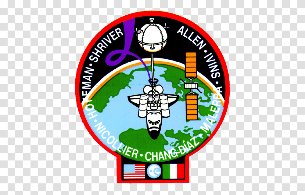 Andrew M Allen Space Missions Sts, Logo, Label Transparent Png