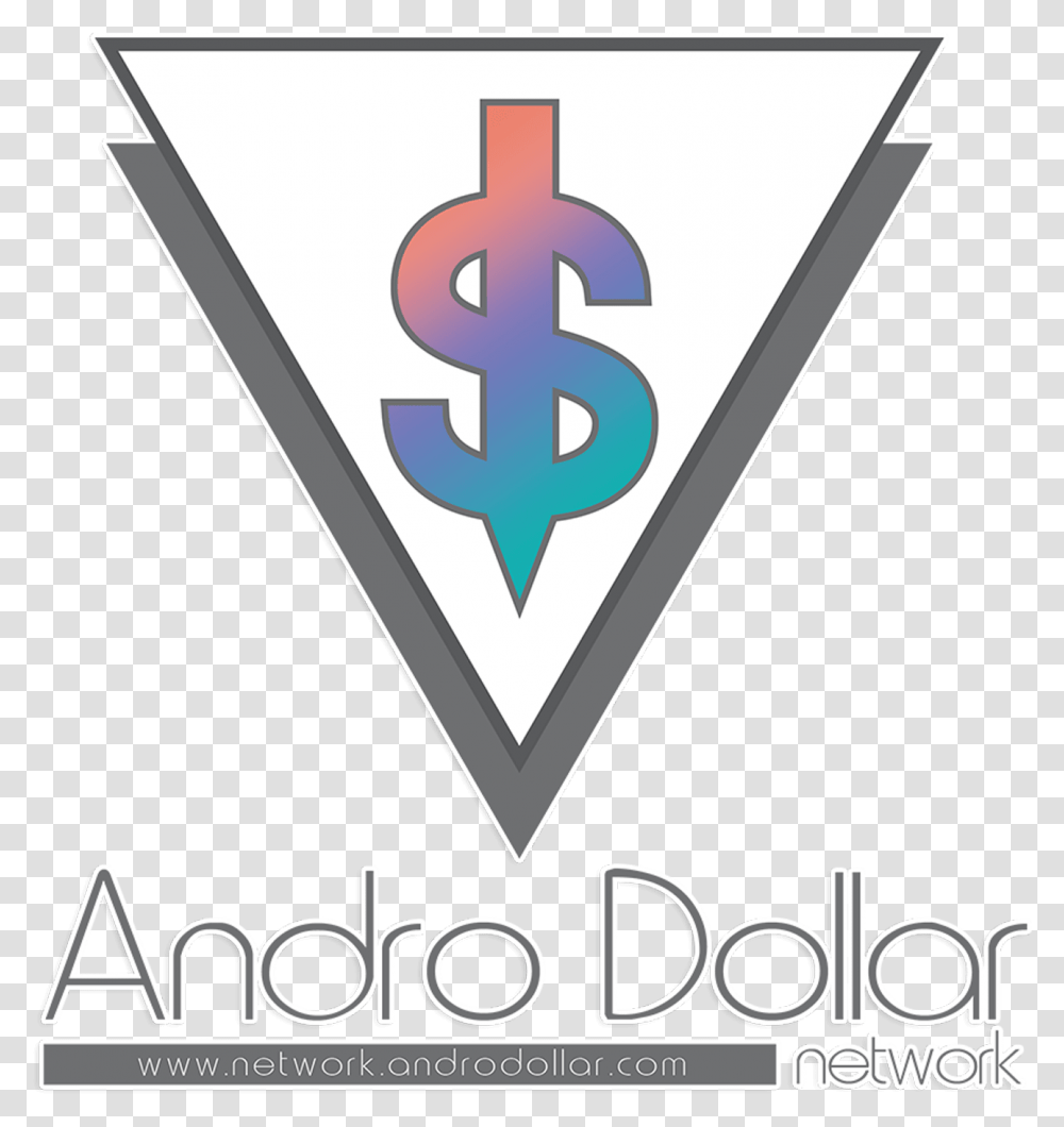 Andro Dollar Network Logo United States Dollar, Trademark, Triangle Transparent Png