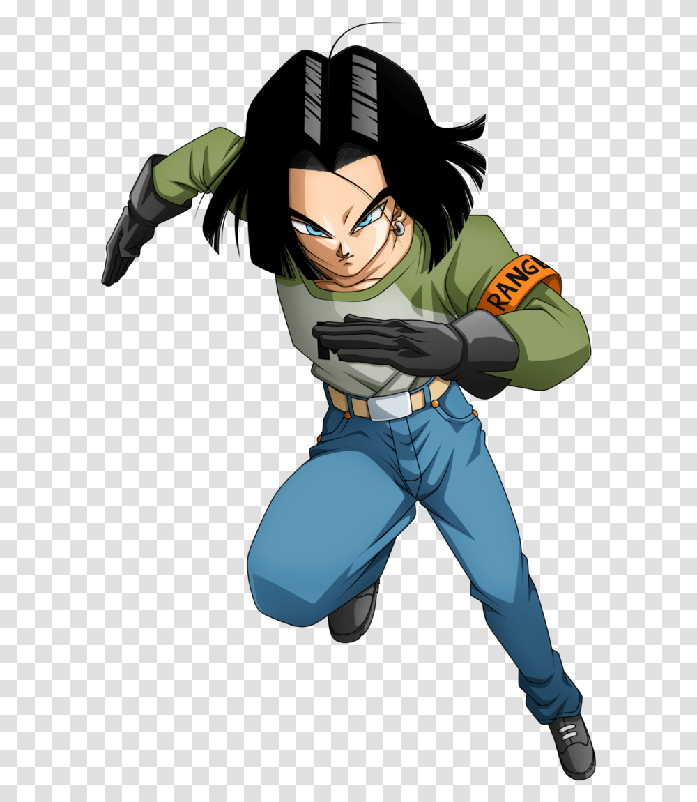 Android 17 5 By Nekoar Db7h3vr Android, Comics, Book, Manga, Person Transparent Png