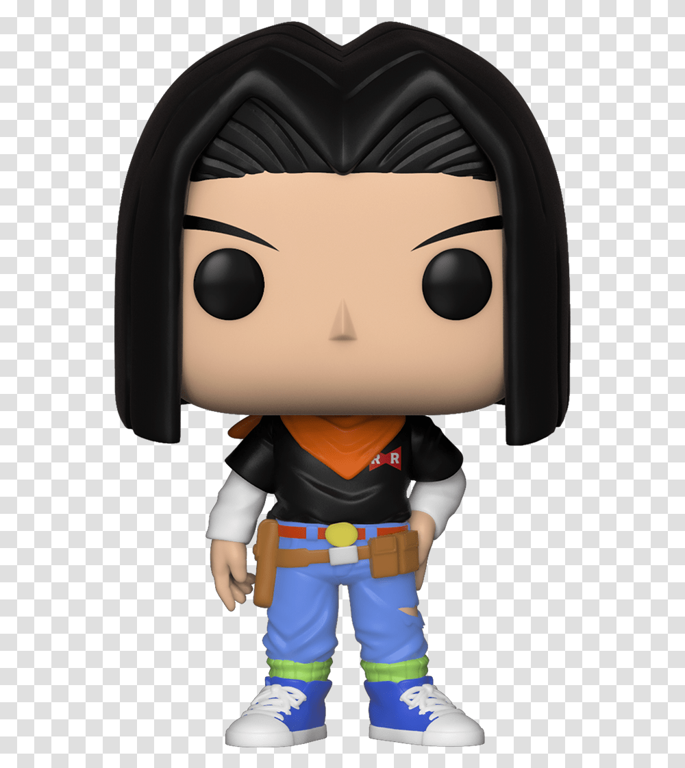 Android 17 Funko Pop Dragon Ball Z 17, Cushion, Person, Human, Toy Transparent Png