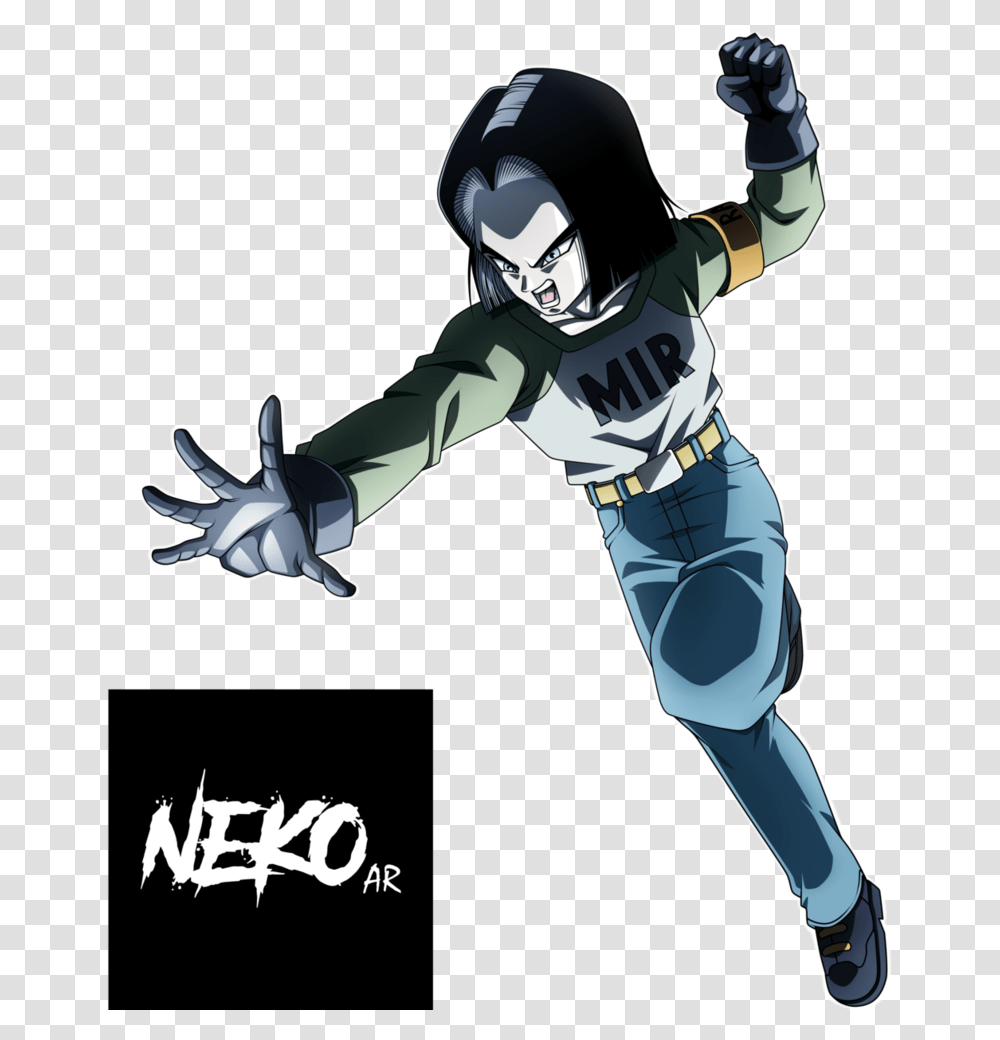 Android 17 New Power Android 17 Nekoar, Person, People, Astronaut, Hand Transparent Png