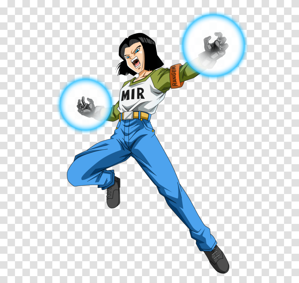 Android 17 Vs Dragon Ball Super 17, Person, Frisbee, Toy, People Transparent Png