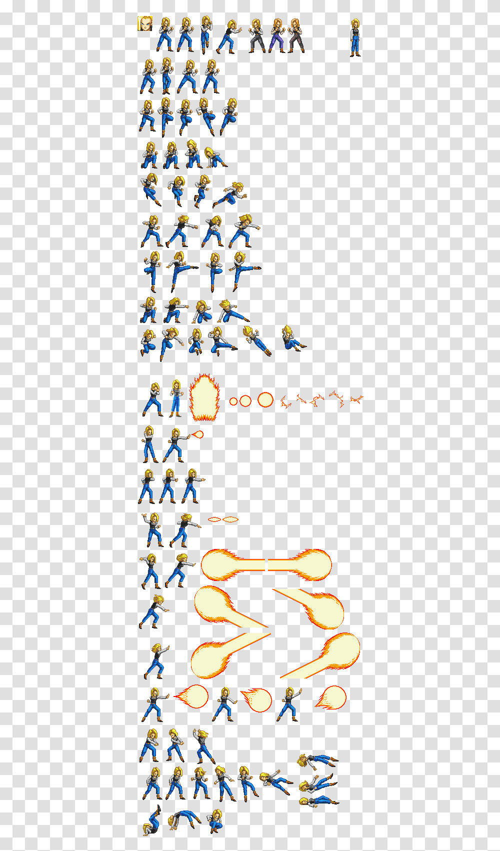 Android 18 By Belial Dragon Ball Sprites, Acrobatic, Leisure Activities, Circus, Christmas Tree Transparent Png