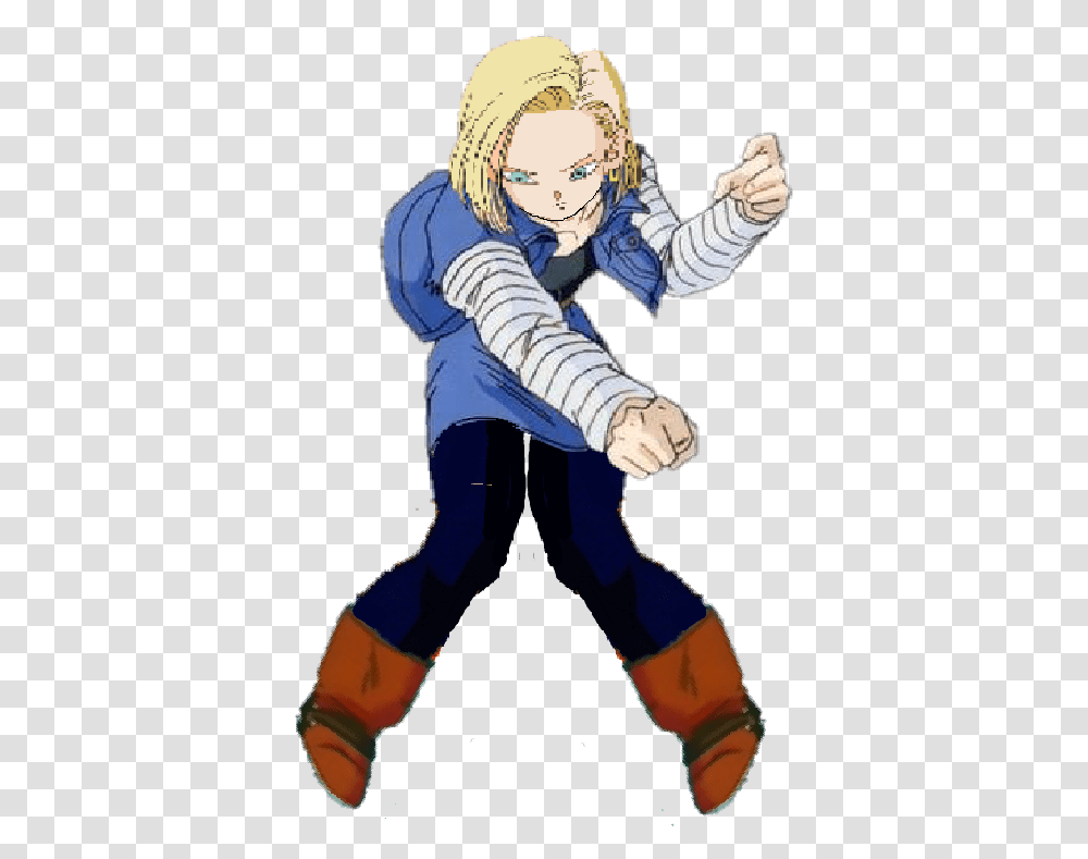 Android 18 Dancing The Para Para Boogie Android, Manga, Comics, Book, Person Transparent Png