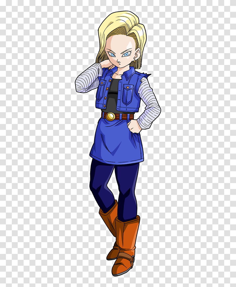 Android 18 Dragon Ball Z Android 18, Costume, Person, Clothing, Sleeve Transparent Png