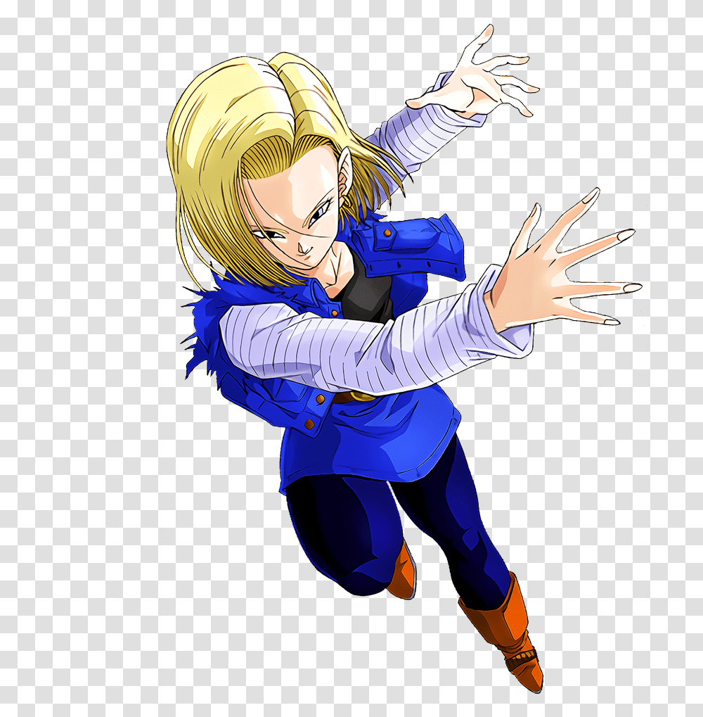 Android 18, Manga, Comics, Book, Person Transparent Png