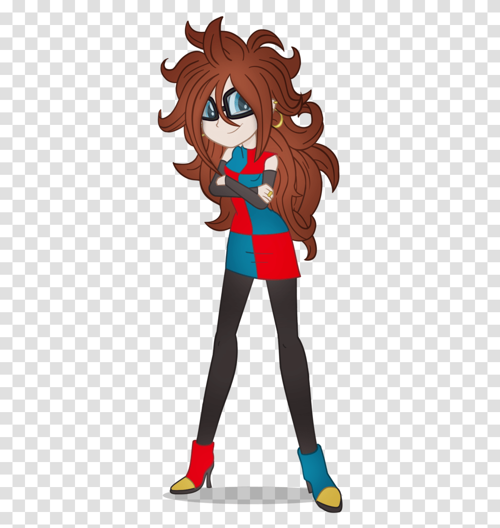 Android 21 Artist Cartoon, Costume, Person, Female Transparent Png