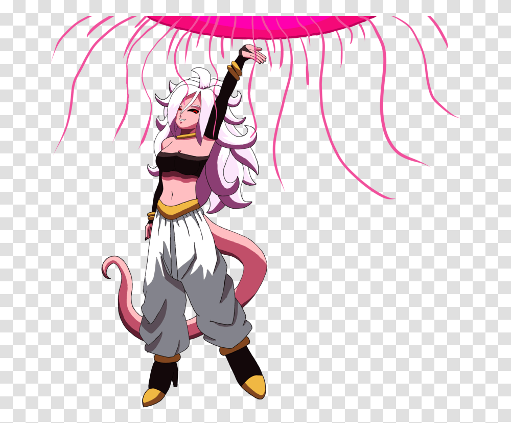 Android 21 By Nitronnen Download Cartoon, Person, Human, Manga, Comics Transparent Png