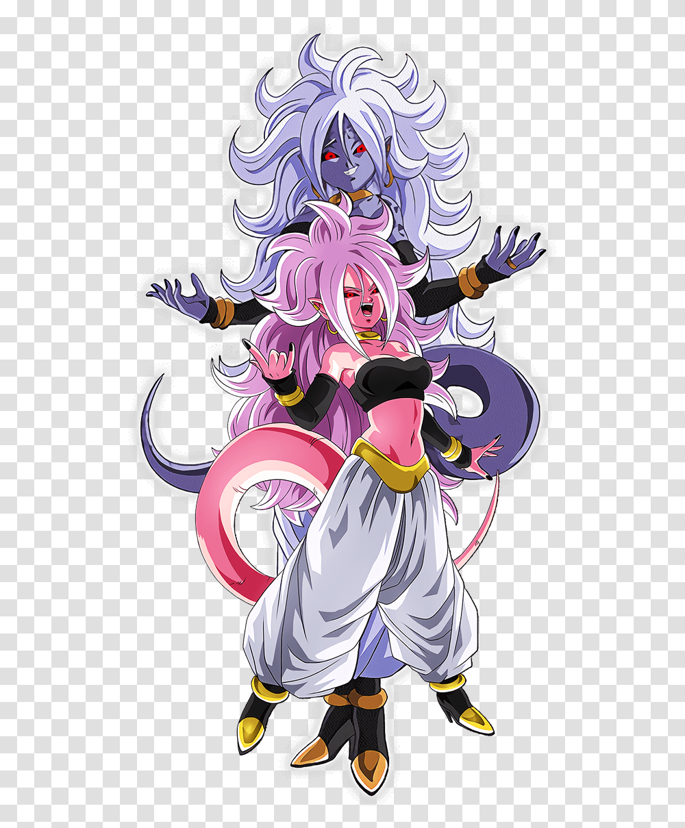 Android 21 Cell Absorbed, Comics, Book, Manga, Person Transparent Png