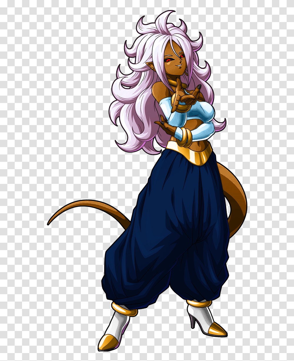 Android 21 Color 10 Dragon Ball Fighterz Majin Buu, Manga, Comics, Book, Person Transparent Png