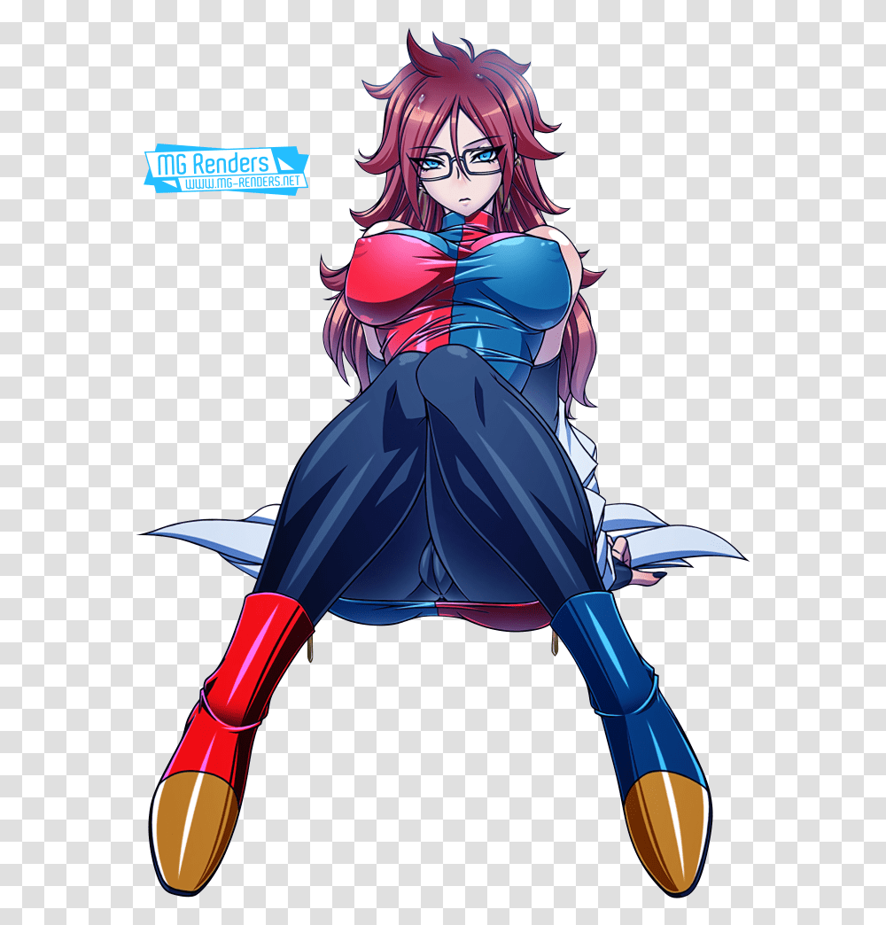 Android Android 21 Hentai Render, Manga, Comics, Book, Blow Dryer Transparent Png