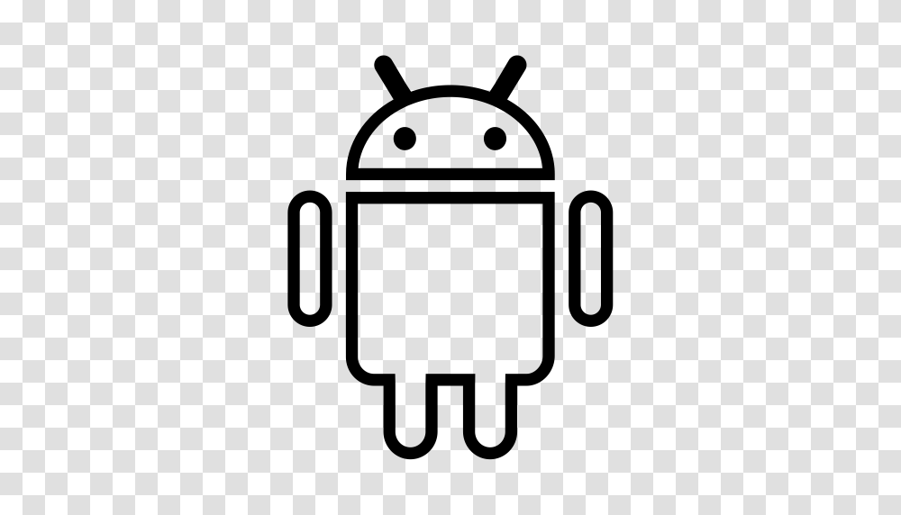 Android Android Cell Phone Icon With And Vector Format, Gray, World Of Warcraft Transparent Png