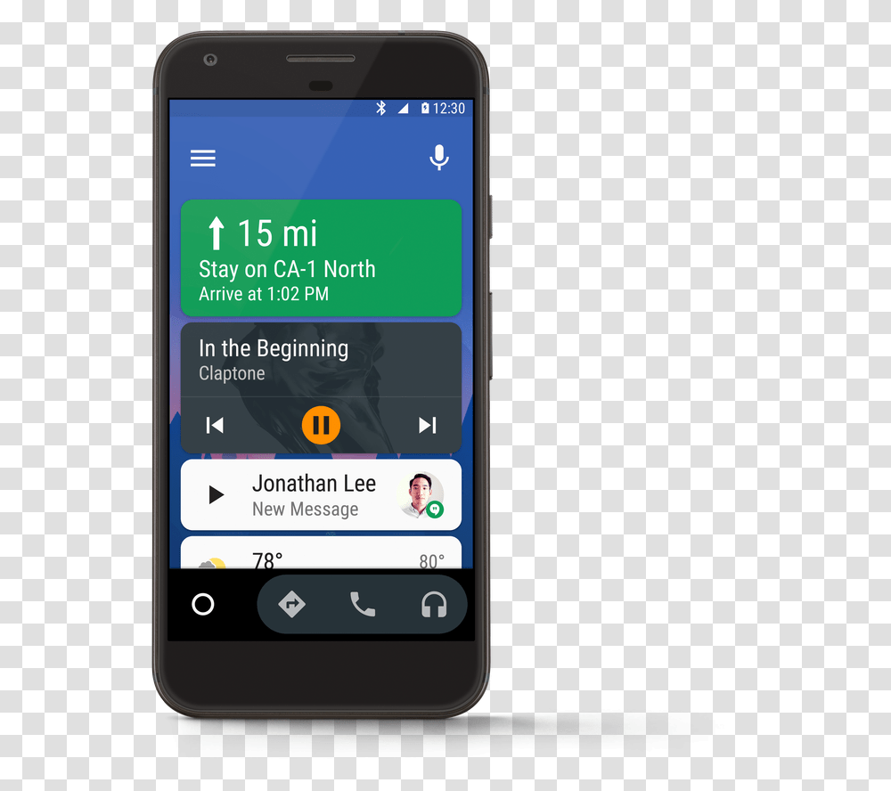 Android Auto Phone, Mobile Phone, Electronics, Cell Phone Transparent Png