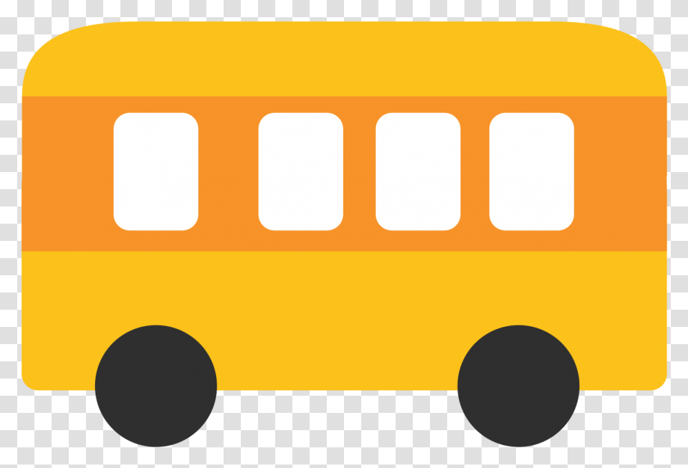 Android Car Emoji, Bus, Vehicle, Transportation, School Bus Transparent Png