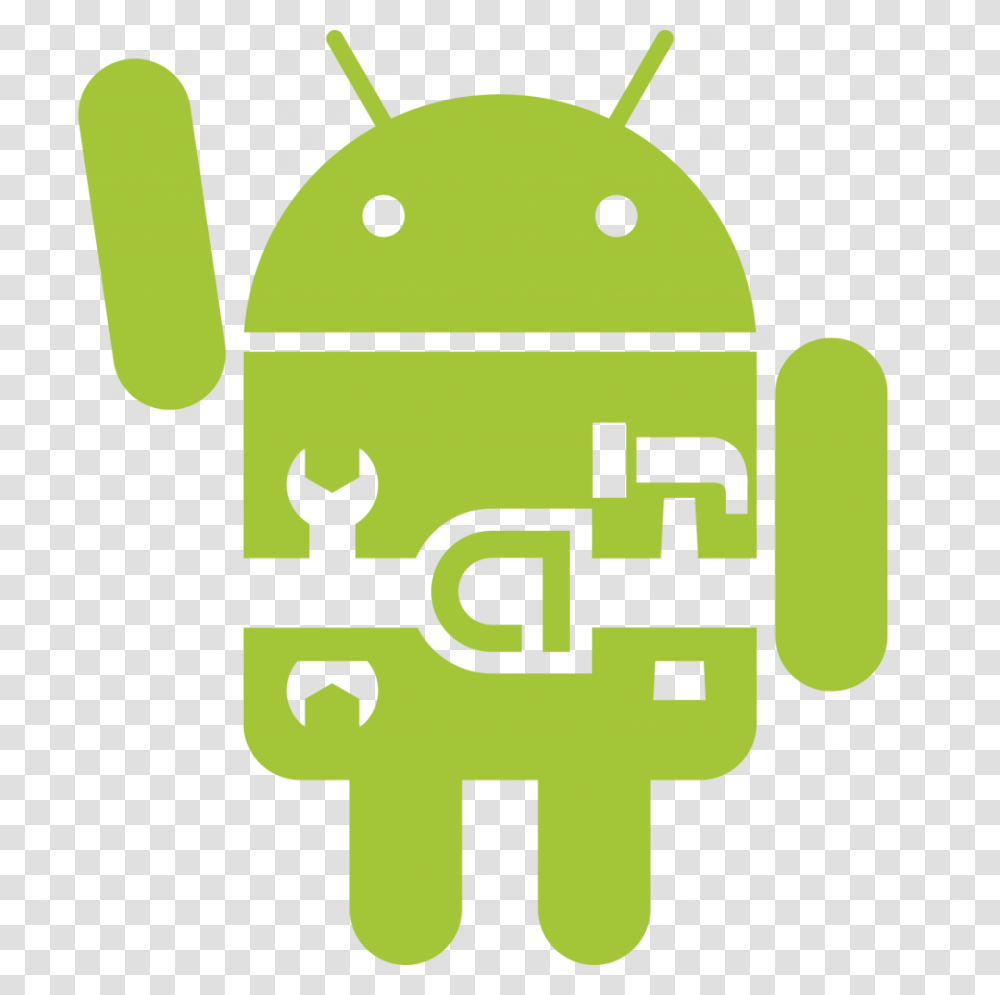 Android Con Una Llave, Green, First Aid Transparent Png