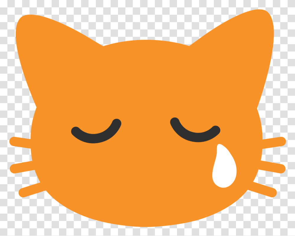 Android Crying Cat Emoji, Pillow, Cushion, Animal, Mammal Transparent Png