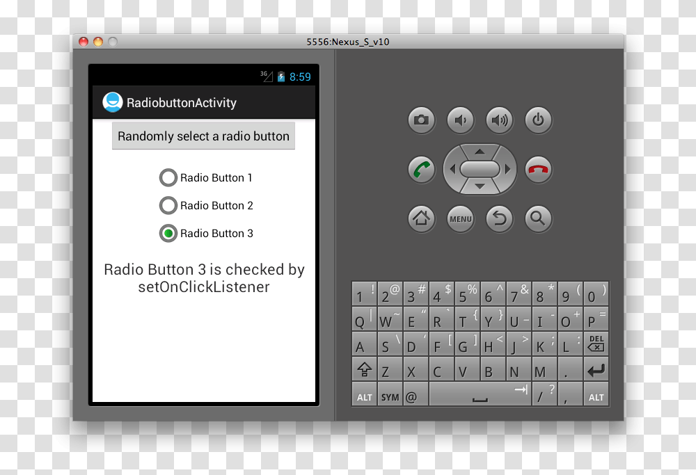 Android Custom Radio Button Android Emulator, Electronics, Computer Keyboard, Computer Hardware Transparent Png