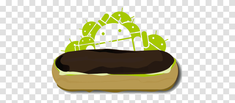 Android Eclair Android 2.0 2.1 Eclair, Birthday Cake, Dessert, Food, Vehicle Transparent Png