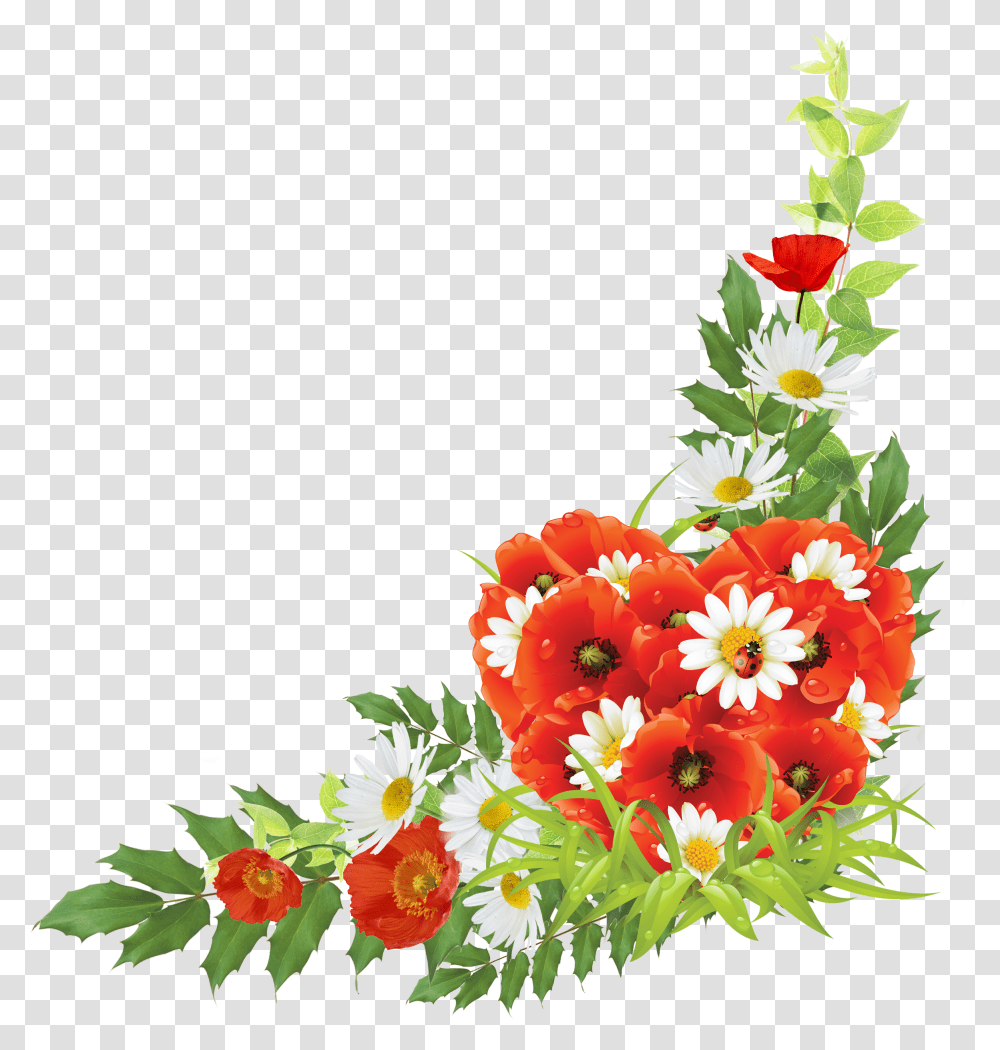 Android Flowers Free Frame Hq Image Flower Corner Design, Plant, Graphics, Art, Floral Design Transparent Png