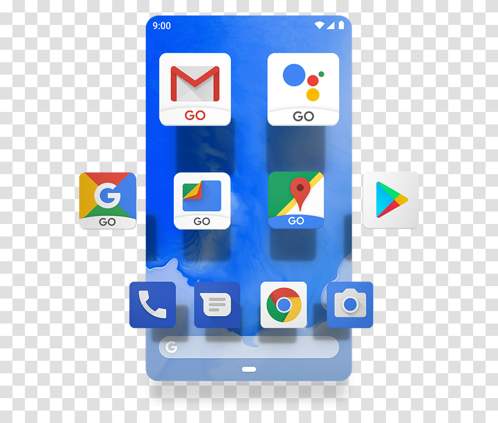 Android Go App Icons, Electronics, Ipod, Mobile Phone, Cell Phone Transparent Png