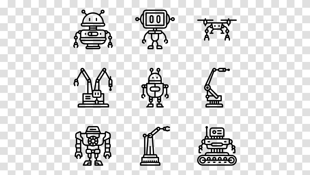 Android Icon Pack Robot Icon Vector, Gray, World Of Warcraft Transparent Png