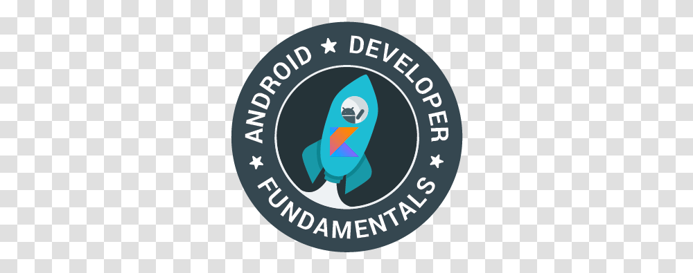 Android Kotlin Fundamentals Course Graphic Design, Text, Label, Logo, Symbol Transparent Png