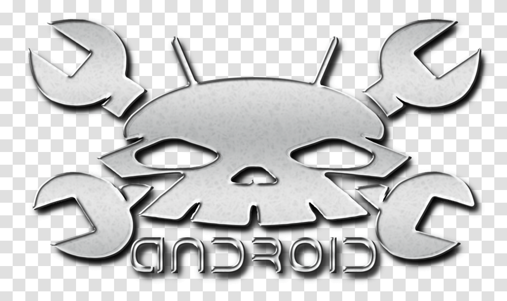 Android Logo Chrome Android, Stencil, Label Transparent Png