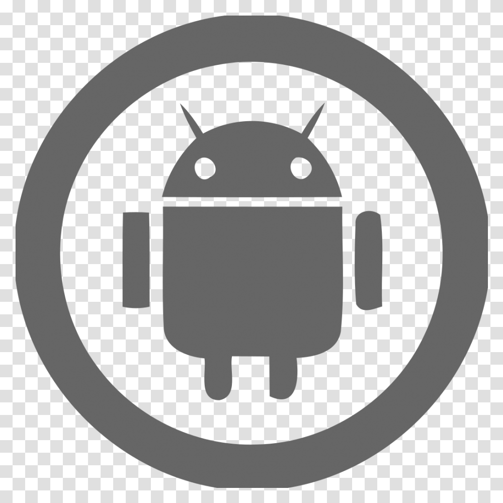 Android Logo Empty Circle Free Icon Download Dot, Weapon, Weaponry, Bomb, Grenade Transparent Png