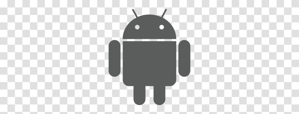 Android Logo, Gray Transparent Png