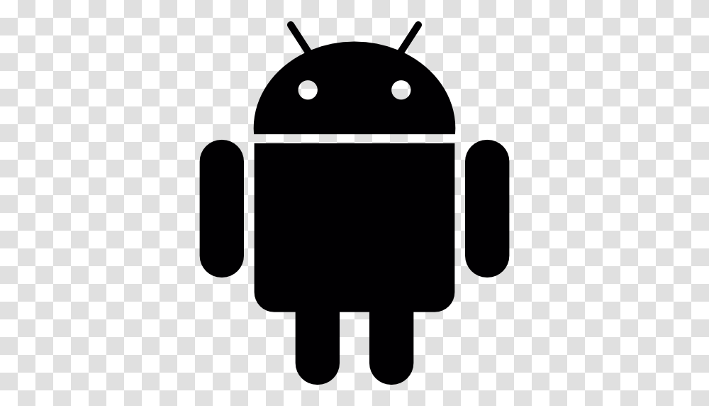Android Logo, Stencil, Silhouette Transparent Png