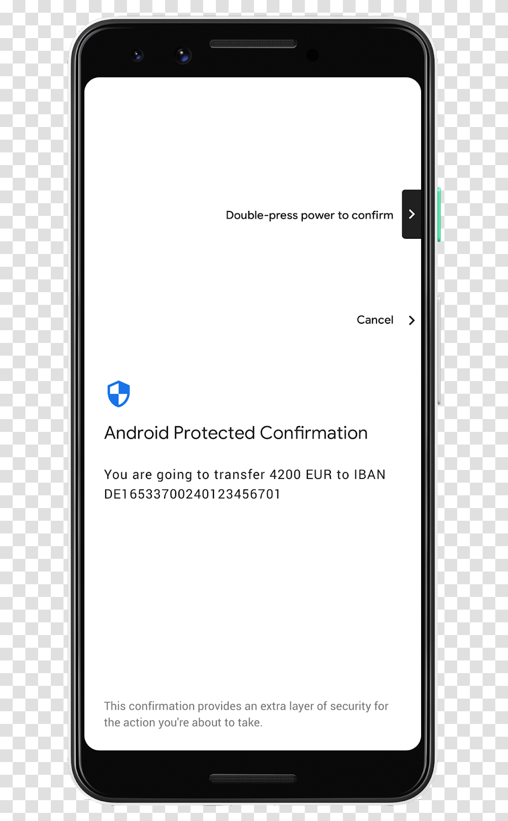 Android Protected Confirmation Example, Phone, Electronics, Mobile Phone, Cell Phone Transparent Png