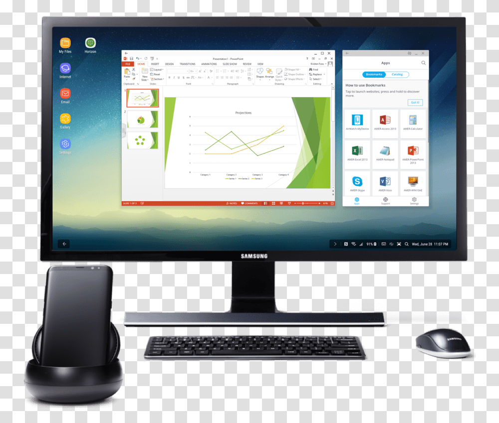 Android Q Features What We Know So Far Samsung Dex Shadow Pc, Computer, Electronics, Computer Keyboard, Computer Hardware Transparent Png