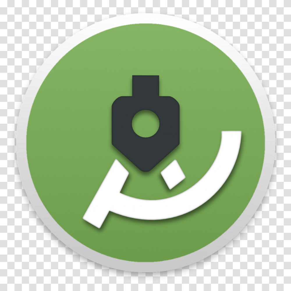 Android Studio Macos Icon, Recycling Symbol, Green, Logo, Trademark Transparent Png