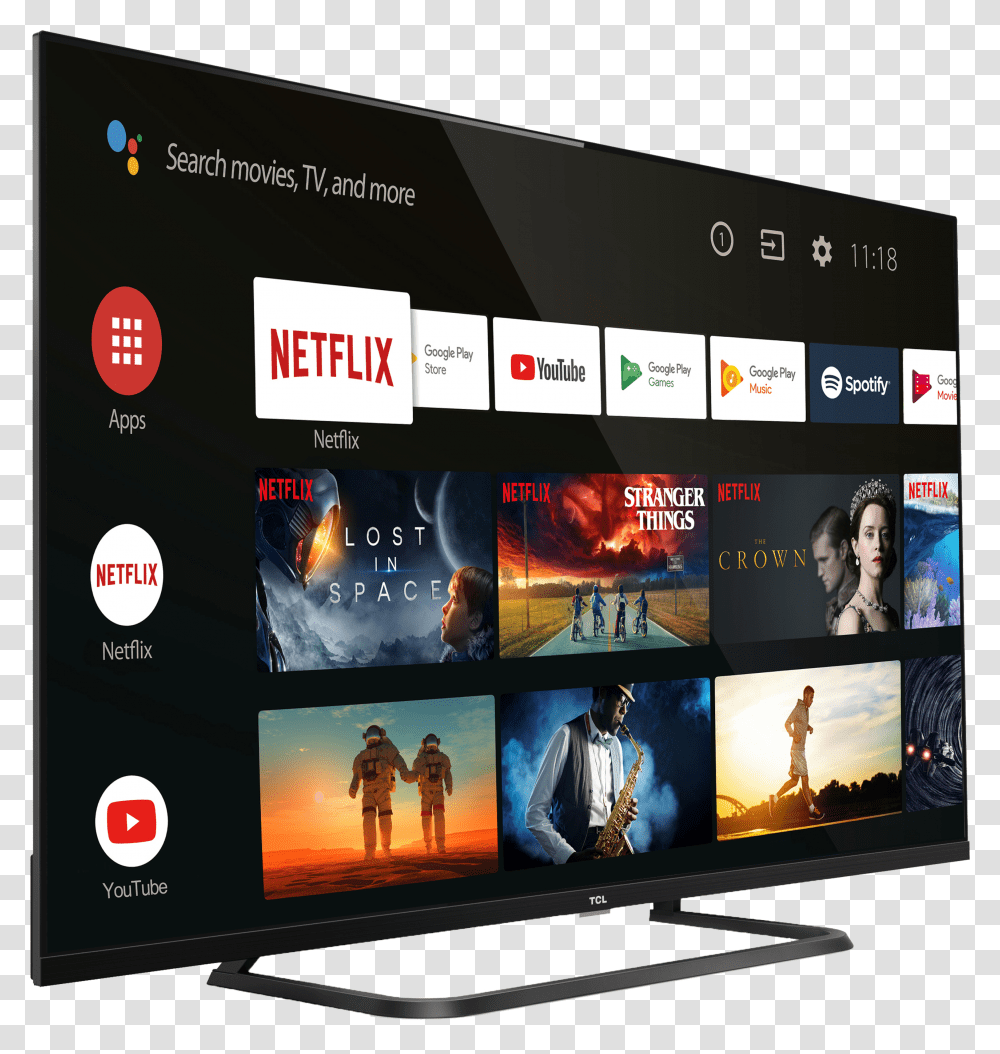 Android Tv For Easy And Unlimited Entertainment Tv Tcl Transparent Png