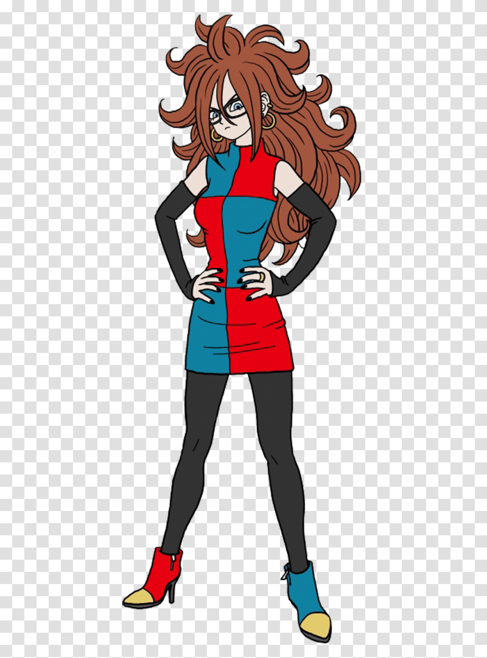 Androide Dragon Ball Fighterz, Sleeve, Person, Coat Transparent Png