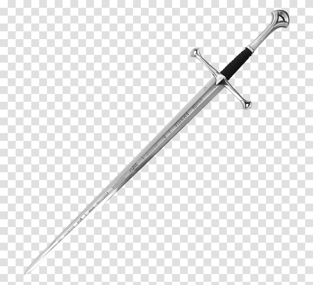 Anduril With Scabbard Knights Of Templar Sword, Blade, Weapon, Weaponry Transparent Png