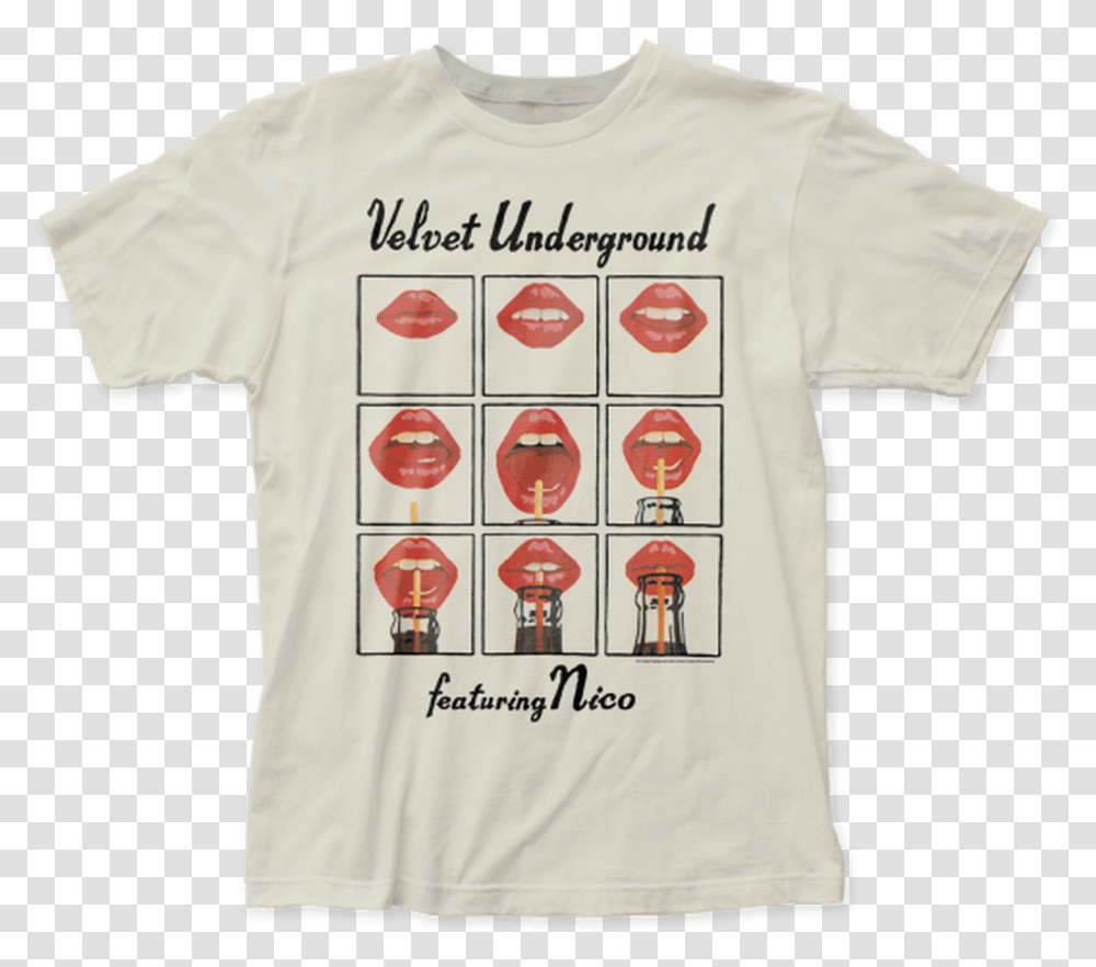Andy Warhol S Velvet Underground Featuring Nico T Shirt Andy Warhol Underground Velvet, Apparel Transparent Png
